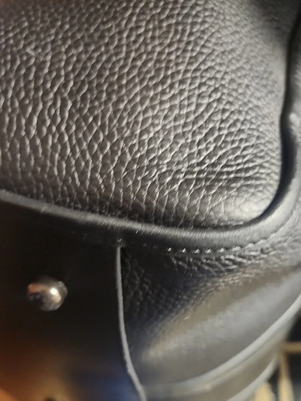 Coach Gotham Black Leather  Duffle Bag
